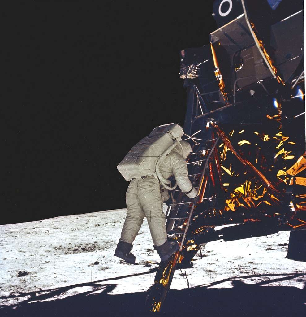Apollo 11 Moon Landing, Apollo program Saturn V rocket images image credit: Public Domain